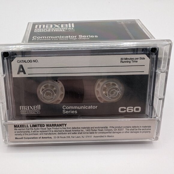 Lot of 4 Maxell Professional Industrial Cassette Tapes Communicator Series C60 - Picture 4 of 5